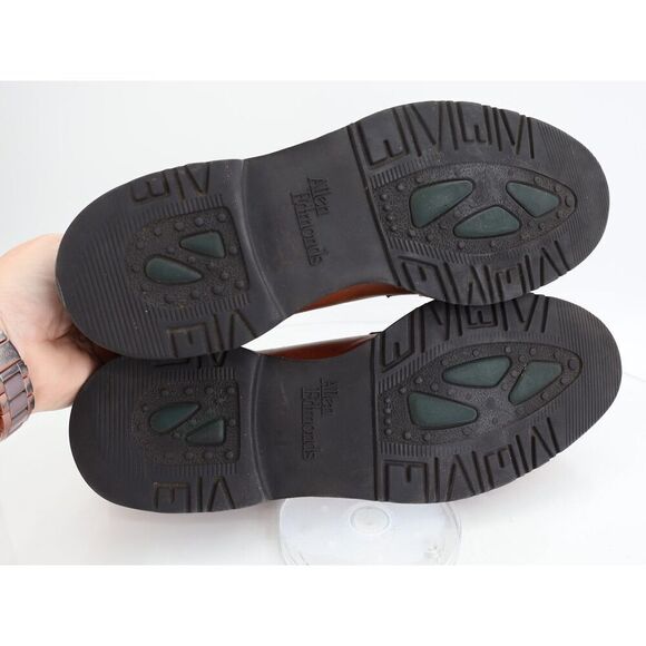 Allen Edmonds Wilbert Men’s Tan Brown Leather Split Toe Comfort Shoes Size 11C - Picture 9 of 12